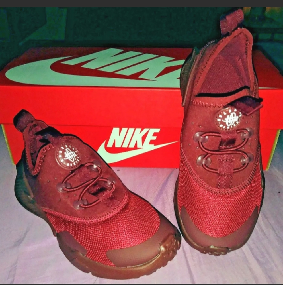 Nike Huarache Drift Shoes Team Red White 10C